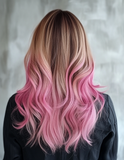 Balayage Hair coloring model at Daniel Shay's